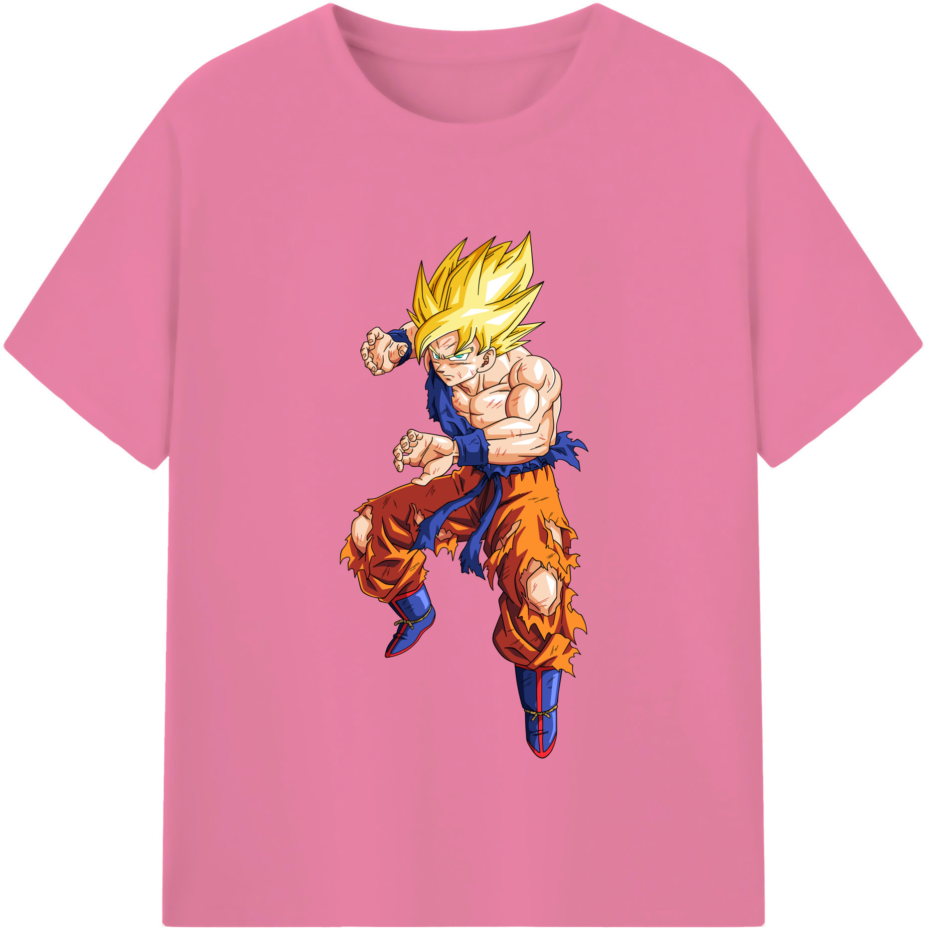 （画像用） ドラゴンボール 孫悟空（そん ごくう）Son Goku カカロット DRAGON BALL Kakarotto 綿100％半袖Tシャツ（フロントプリント）